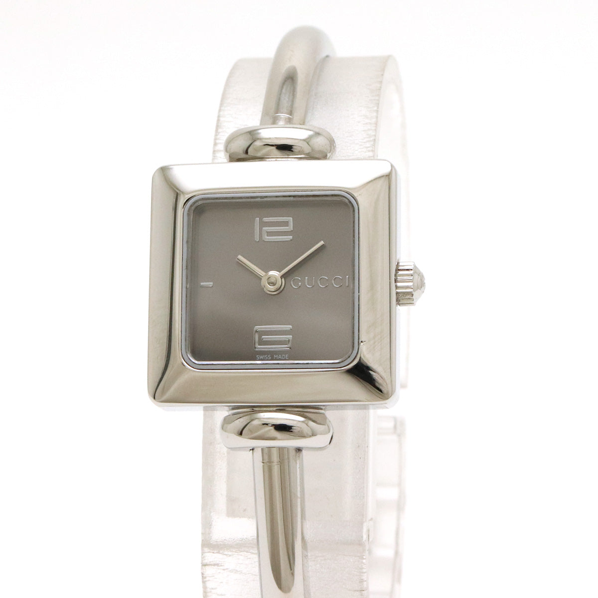 Gucci Stainless Steel Quartz Bangle Watch 1900L