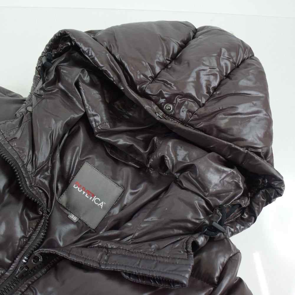 Duvetica Nylon Down Jacket Dark Brown Women