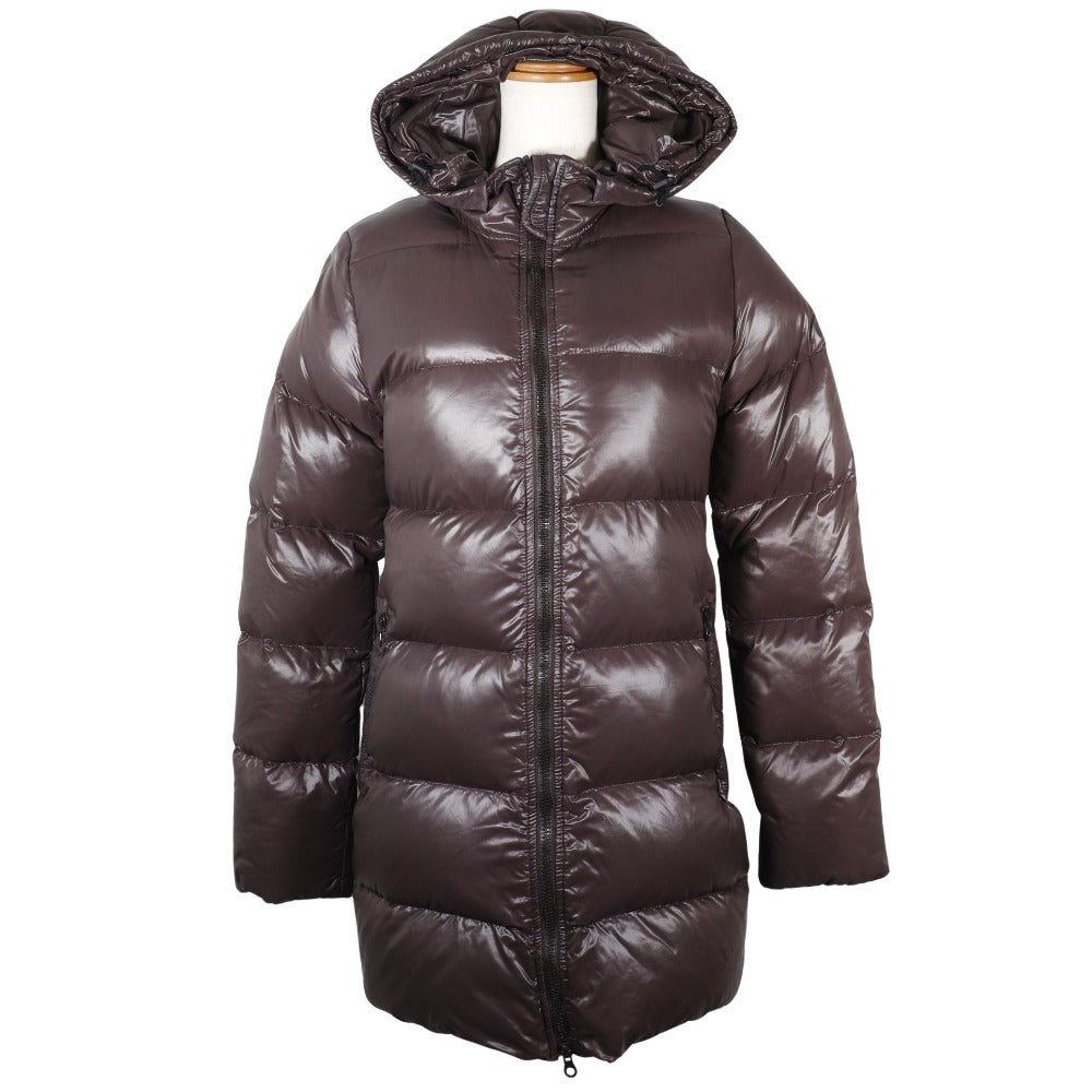 Duvetica Nylon Down Jacket Dark Brown Women