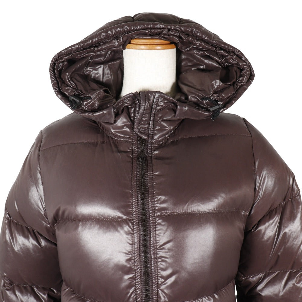 Duvetica Nylon Down Jacket Dark Brown Women