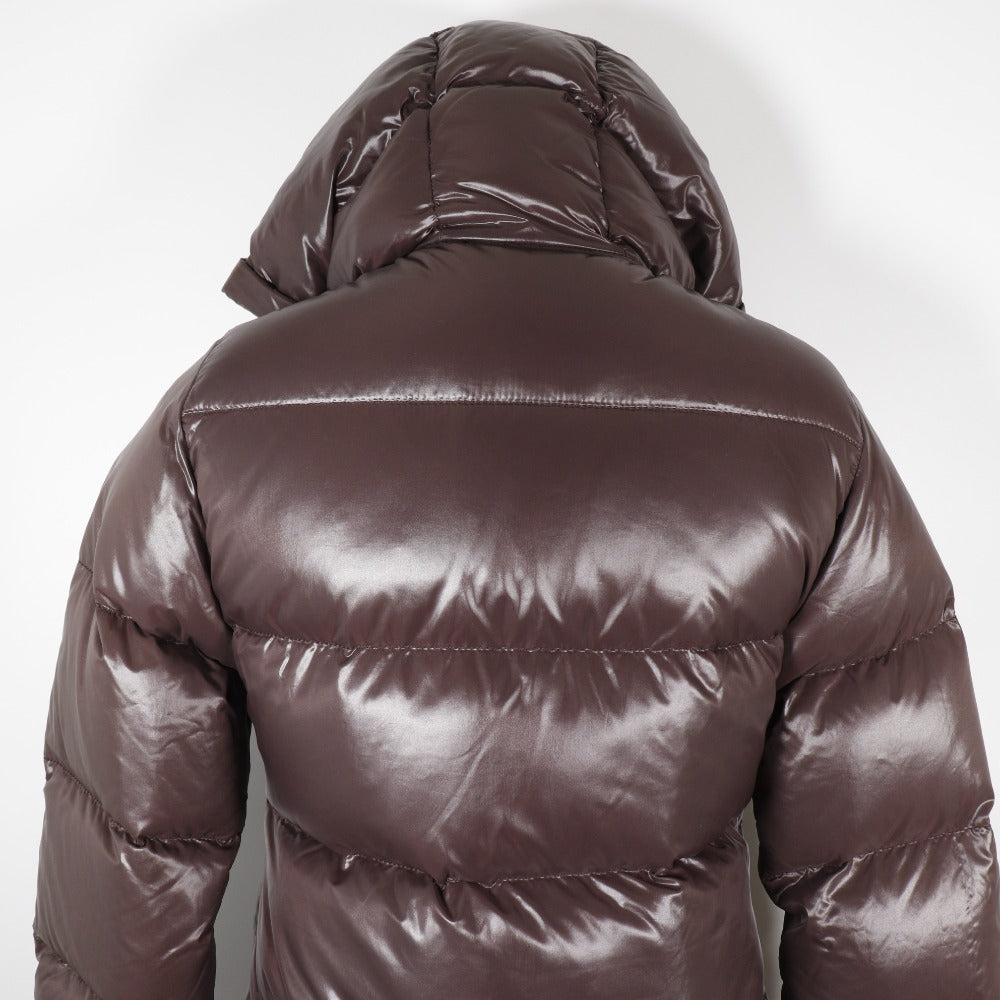 Duvetica Nylon Down Jacket Dark Brown Women