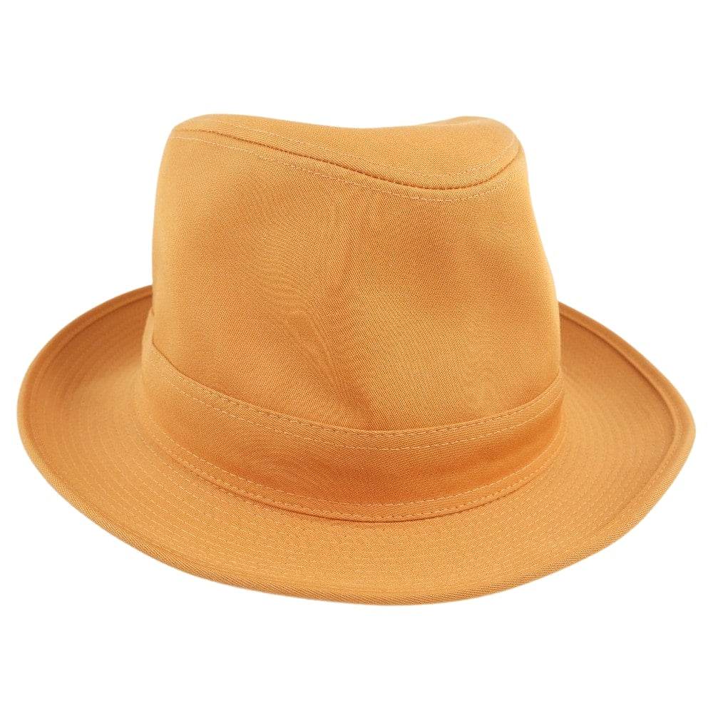 Hermes Cotton Linen Orange Unisex Hat