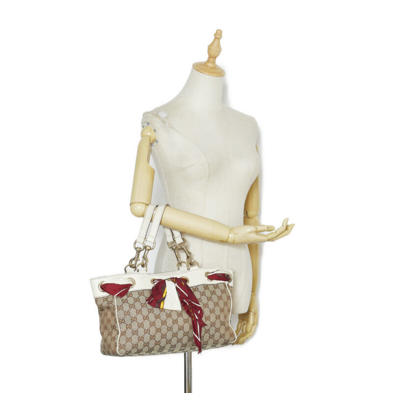 GG Canvas Positano Scarf Tote 162879