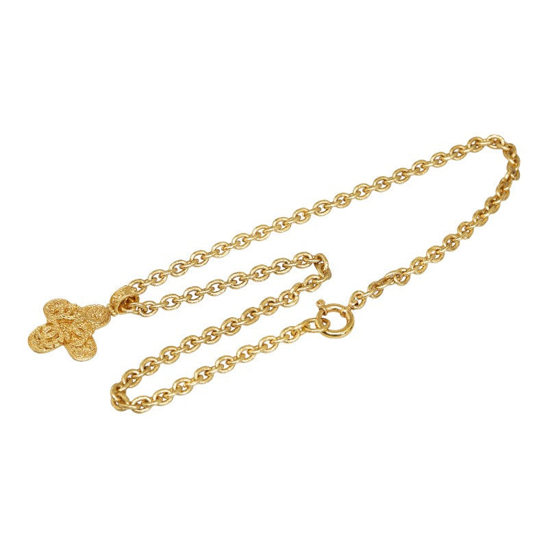 CC Logo Cross Chain Necklace