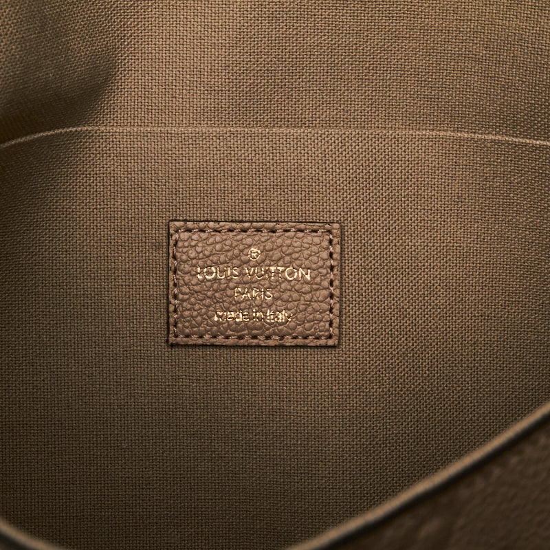 Louis Vuitton Monogram Empreinte Pochette Felicie M82609 Grey