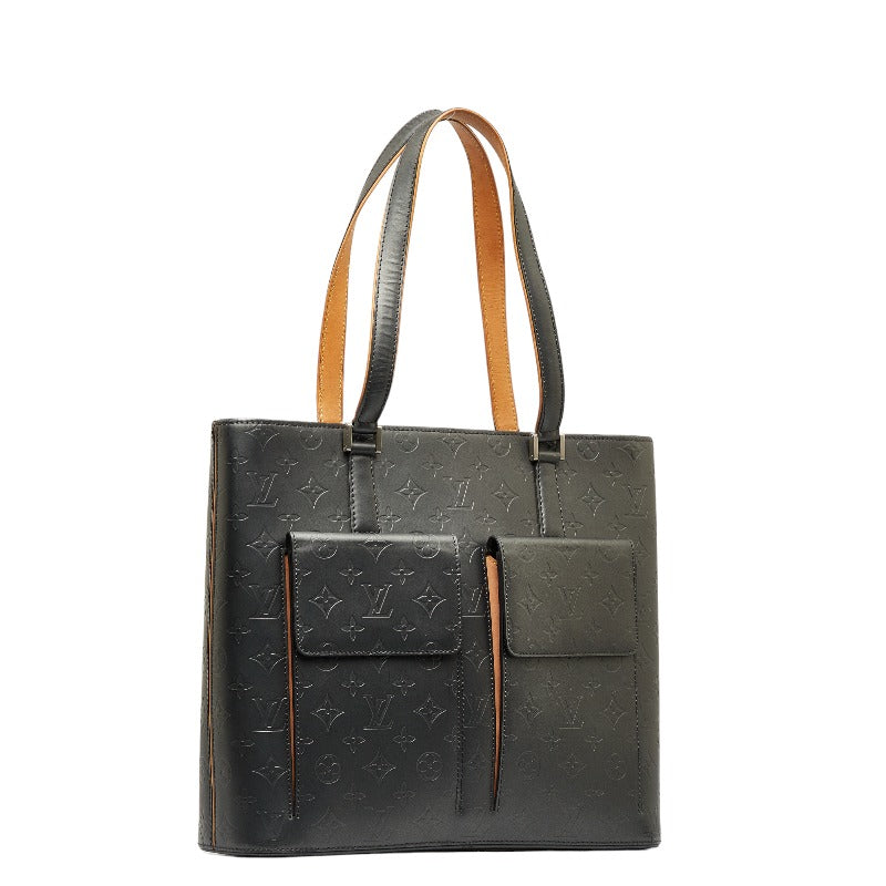Louis Vuitton Wilwood M55102 Monogram Mat Leather Tote Handbag