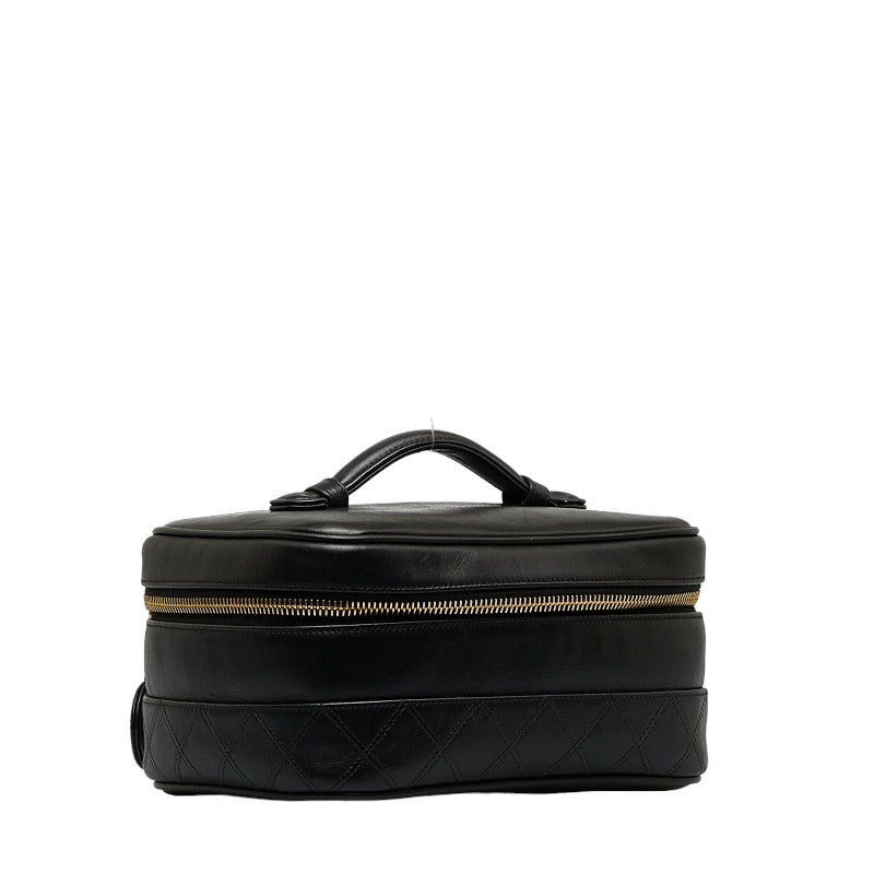 Leather Horizontal Vanity Bag