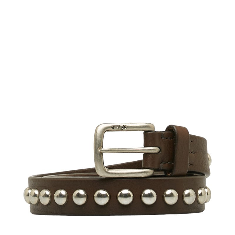 Leather Studded Belt 34/85 in Very Good Condition