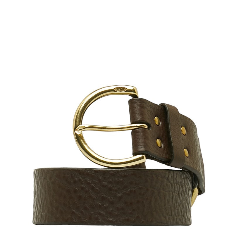 J&M Davidson Leather Belt Brown