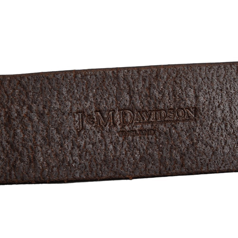 J&M Davidson Leather Belt Brown in Very Good Condition