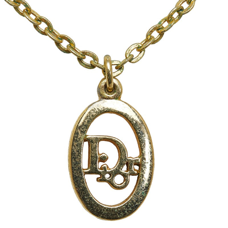 Dior Ladies Necklace with Gold Plated CD Logo Pre-Owned