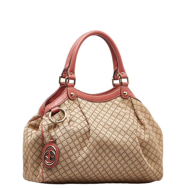 Gucci Diamante Sookie Handbag Tote Bag Canvas Tote Bag 211944 in Good condition