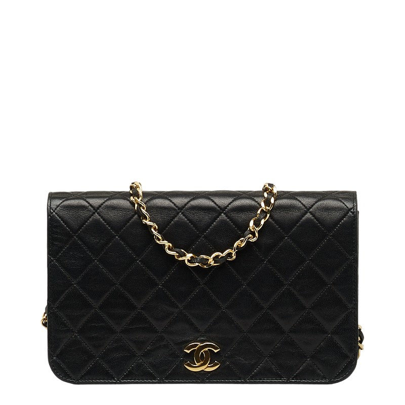 Chanel Matelasse Coco Push Lock Chain Shoulder Bag Leather Shoulder Bag in Good condition