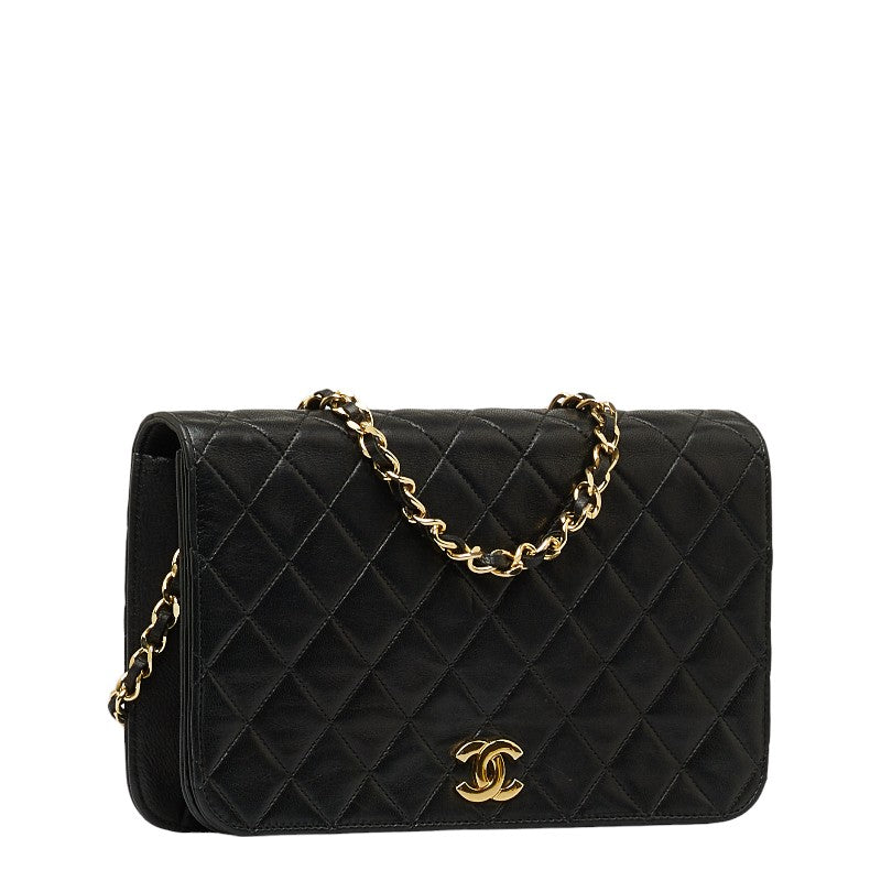 Chanel Matelasse Coco Push Lock Chain Shoulder Bag Leather Shoulder Bag in Good condition