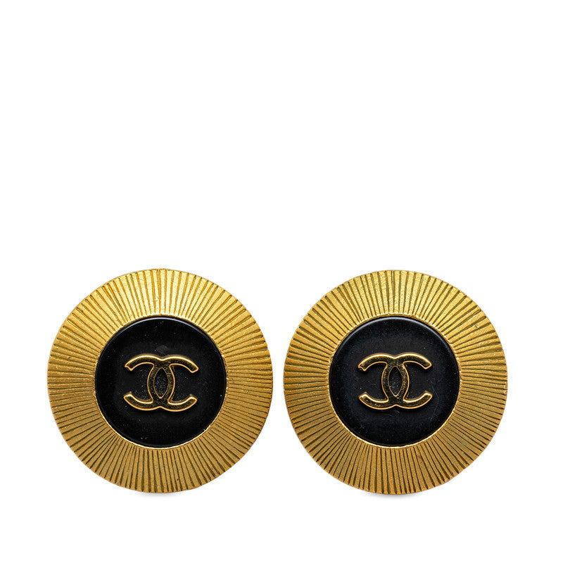 CC Round Plate Earrings
