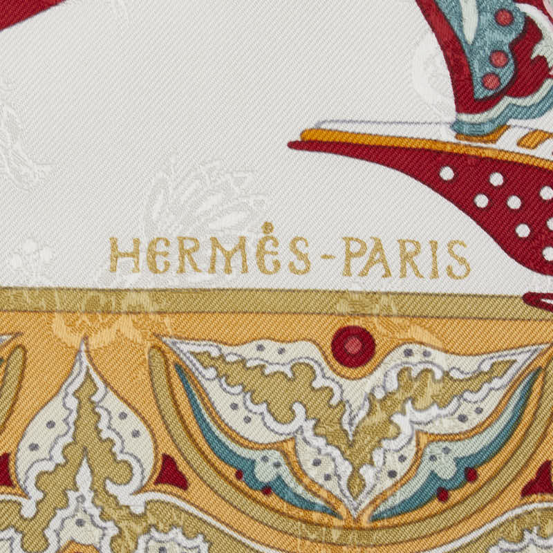 Hermes Silk Scarf CIELS BYZANTINS in Great Condition