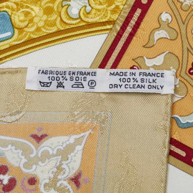 Hermes Silk Scarf CIELS BYZANTINS in Great Condition