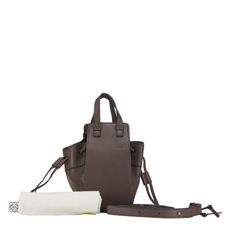 Loewe Mini Leather Hammock Bag Leather Handbag in Good condition