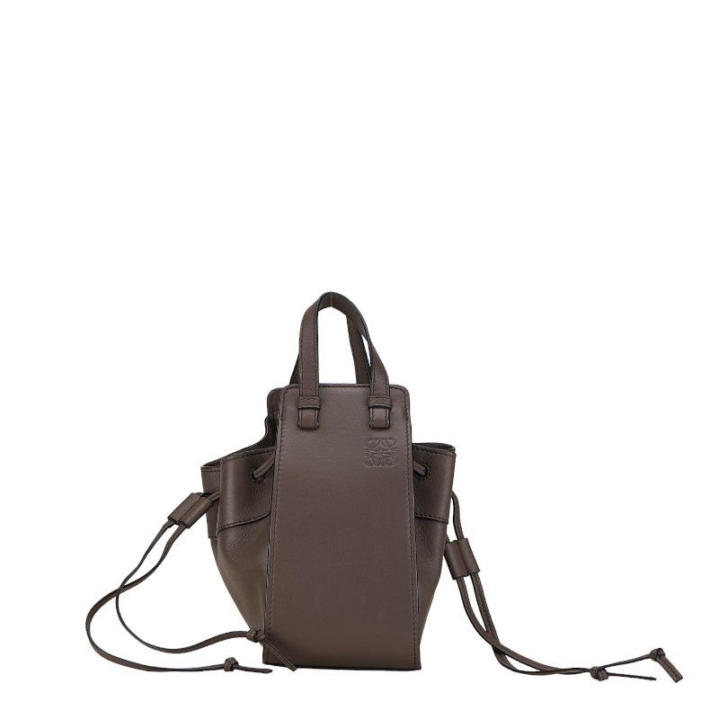 Loewe Mini Leather Hammock Bag Leather Handbag in Good condition