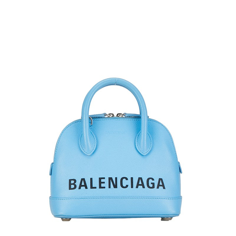 Balenciaga Leather Ville Top Handle XXS Leather Handbag 550646 in Excellent condition