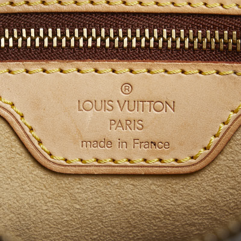 Louis Vuitton Monogram Looping MM Shoulder Bag M51146 Brown PVC Leather