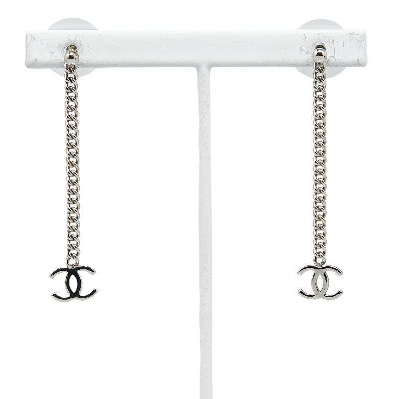 Chanel CC Chain Drop Earrings Metal Earrings in Good condition