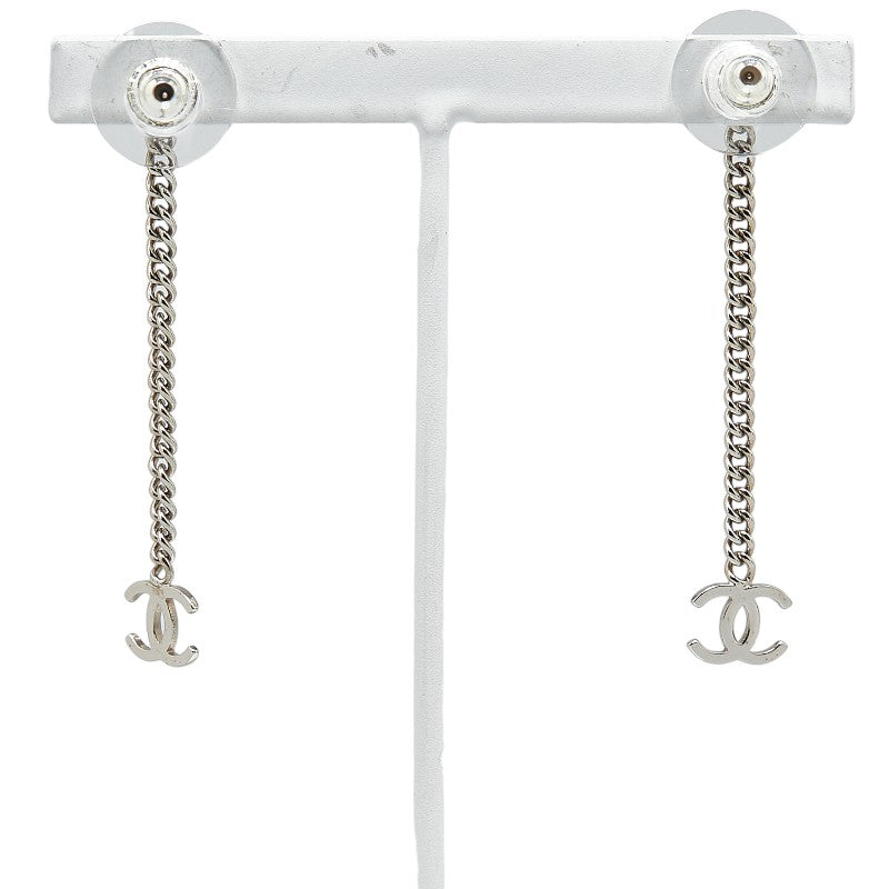 Chanel CC Chain Drop Earrings Metal Earrings in Good condition