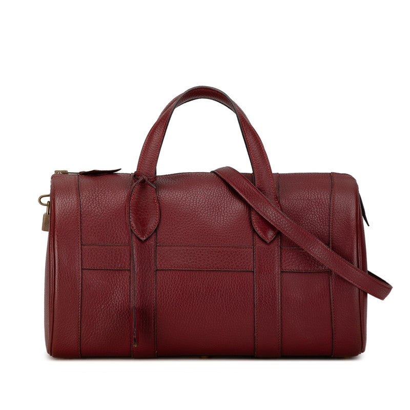 Hermes Ardennes 2-Way Boston Bag, Wine Red in Very Good Condition