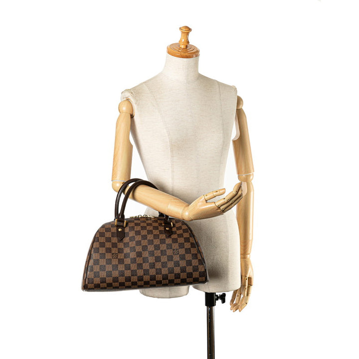 Louis Vuitton Damier Ribera MM Handbag N41434 in Very Good Condition