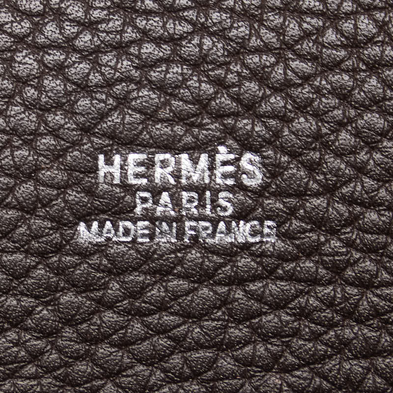 Hermes Victoria Messenger Canvas Leather Shoulder Bag