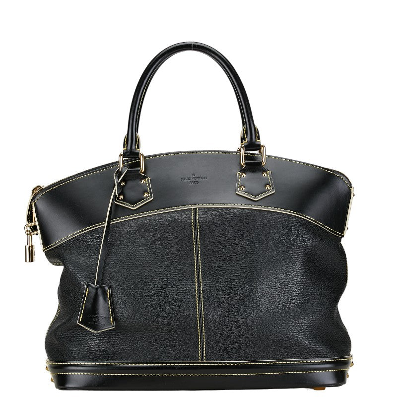 Louis Vuitton Lockit MM Leather Handbag M91875 in Good condition