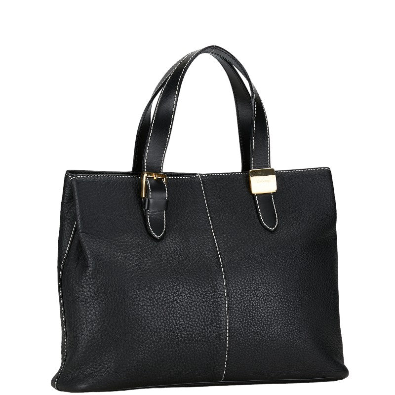 Burberry Nova Check Shadow Horse Leather Tote Bag