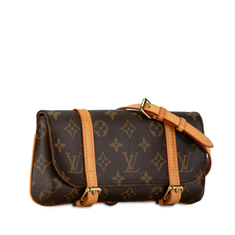 Louis Vuitton Pochette Marel Canvas Belt Bag M51159 in Good condition