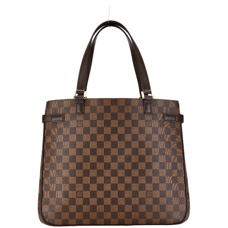 Louis Vuitton Damier Uzes Handbag N51128 Brown PVC Leather in Very Good Condition