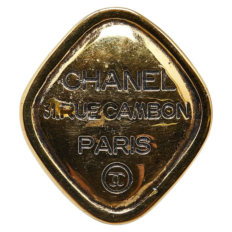 Chanel Coco Mark Brooch Gold Plated