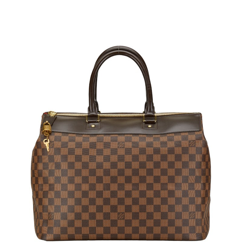 Louis Vuitton Damier Greenwich PM Handbag N41165 in Very Good Condition