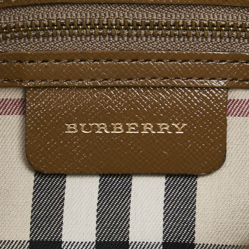 Burberry Leather Nova Check One Shoulder Bag in Very Good Condition