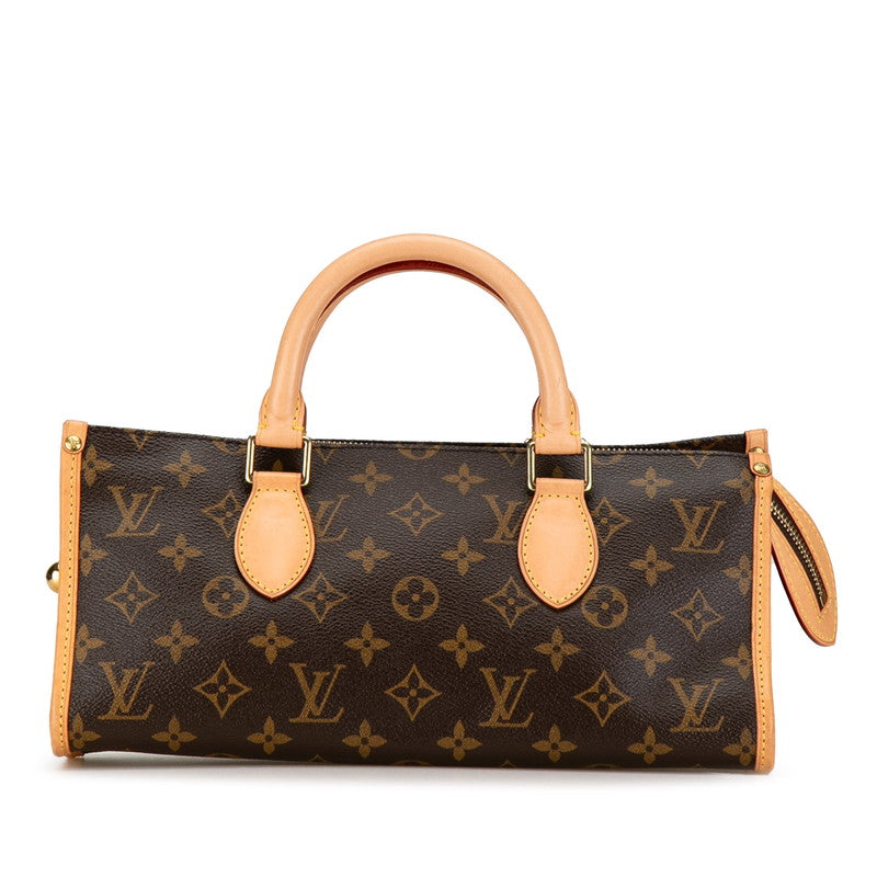 Louis Vuitton Monogram Popincourt Handbag M40009 Brown PVC Leather in Very Good Condition