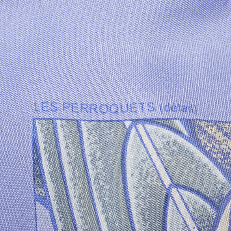 Hermes Silk Scarf Les Perroquets 90 in Great Condition