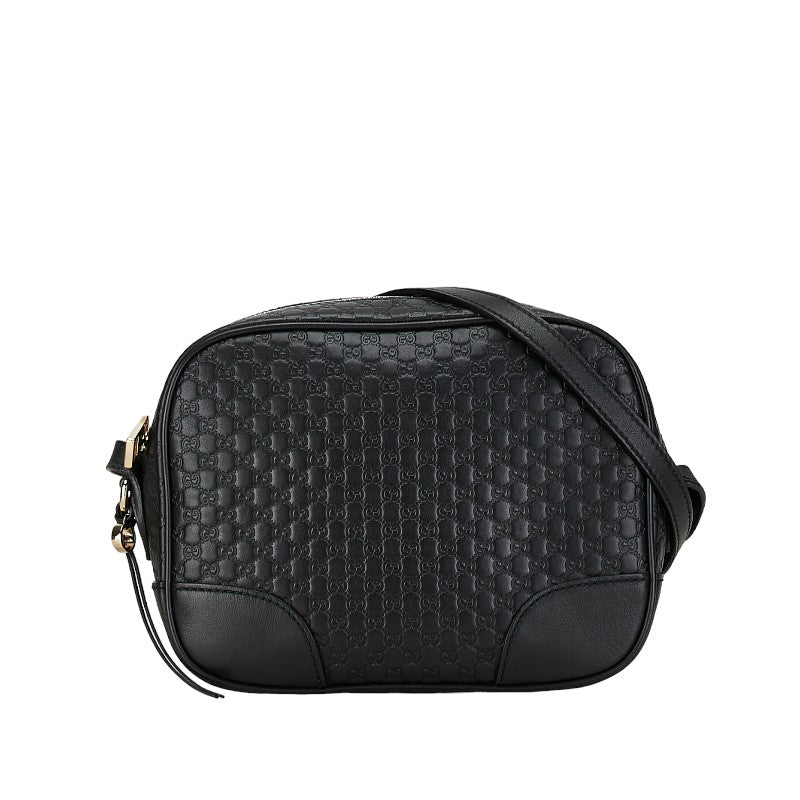 Gucci Micro Guccissima Crossbody Bag Leather Crossbody Bag 449413 in Good condition