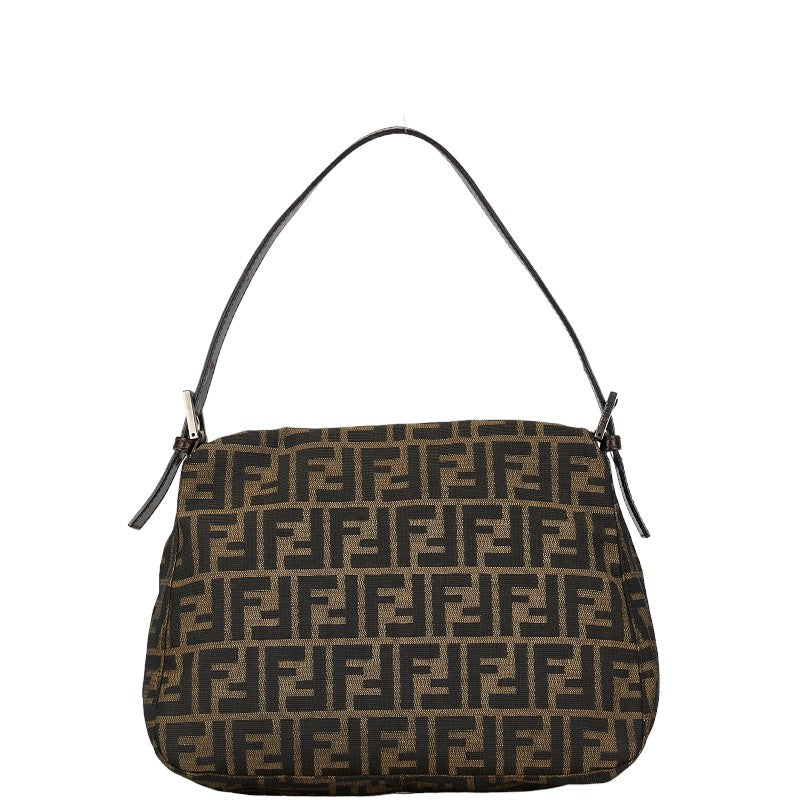 Fendi Canvas Leather Mamma Bucket Shoulder Bag 26325