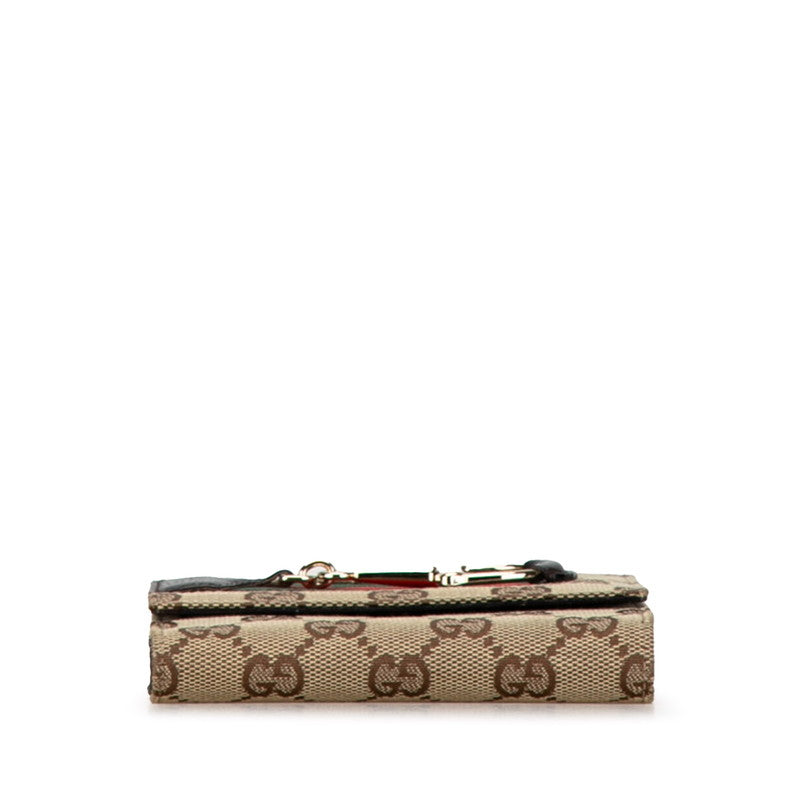 Gucci GG Canvas Leather Bifold Wallet 138031