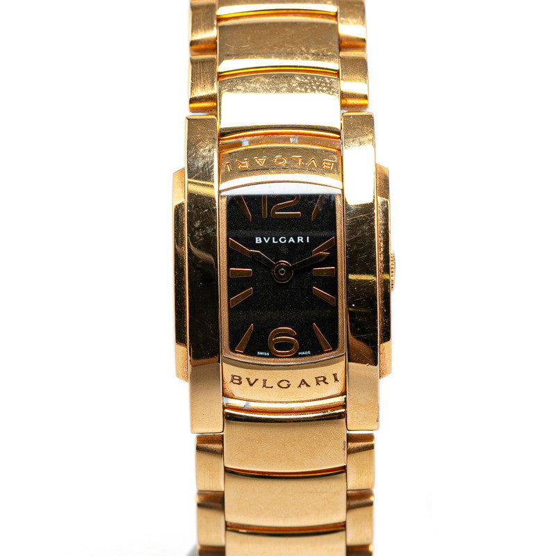 Bvlgari Assioma D Quartz Watch AAP26G K18PG Pink Gold in Very Good Condition