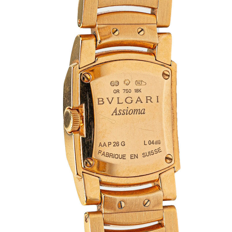 Bvlgari Assioma D Quartz Watch AAP26G K18PG Pink Gold