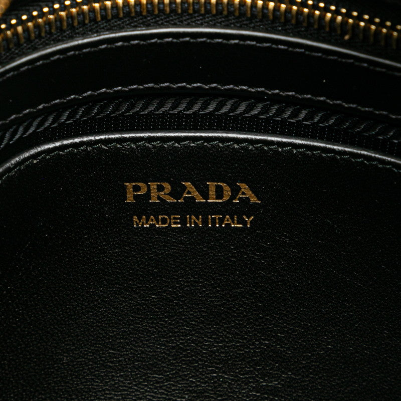 Prada Leather Logo Esplanade 2WAY Handbag Shoulder Bag