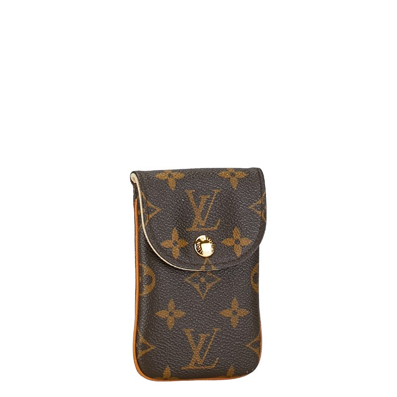 Louis Vuitton Monogram iPhone Case M66546 Brown PVC in Great Condition