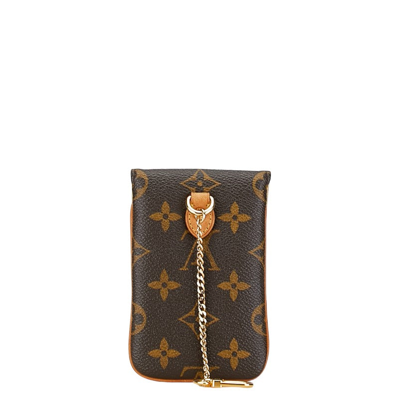 Louis Vuitton Monogram iPhone Case M66546 Brown PVC in Great Condition