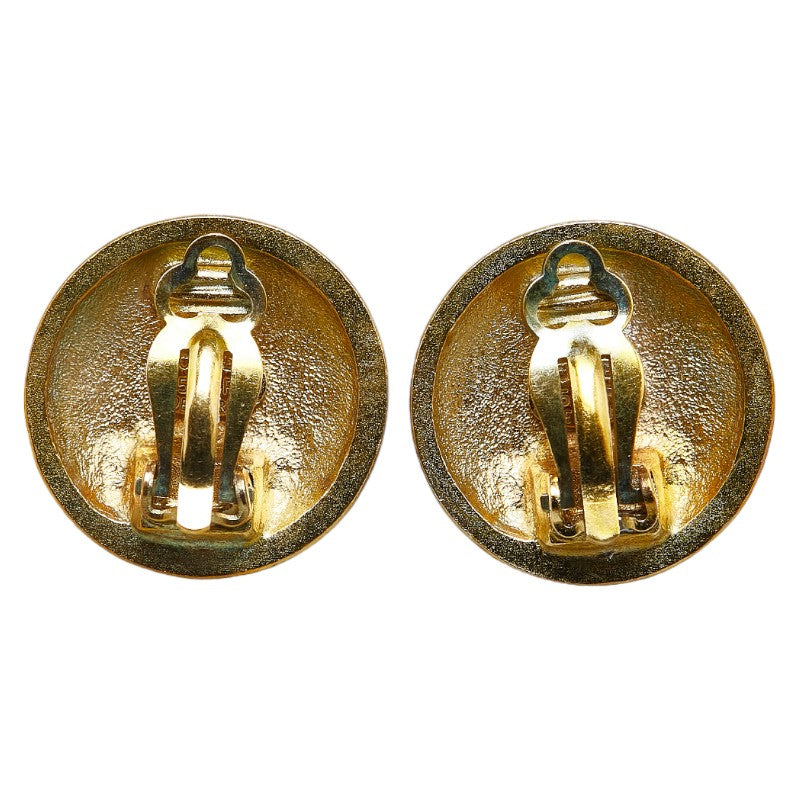 Chanel Coco Mark Gold Earrings