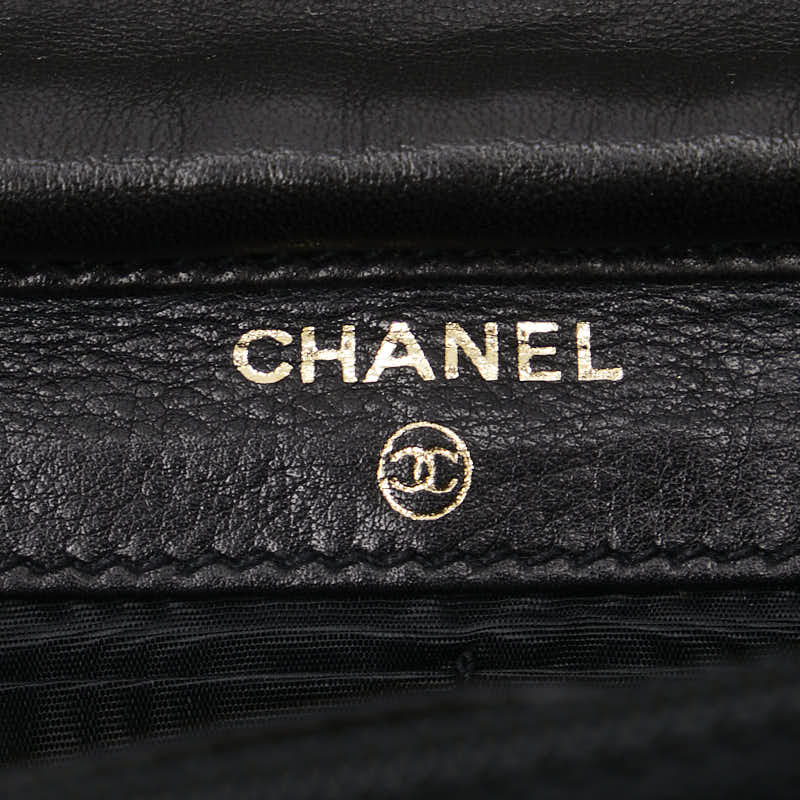 Chanel Caviar Leather Chain Wallet Shoulder Bag