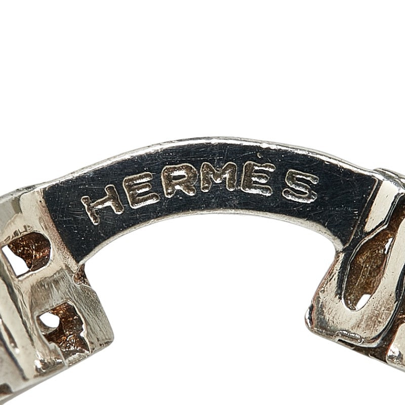 Hermes SV925 Silver H Cube Square Cufflinks